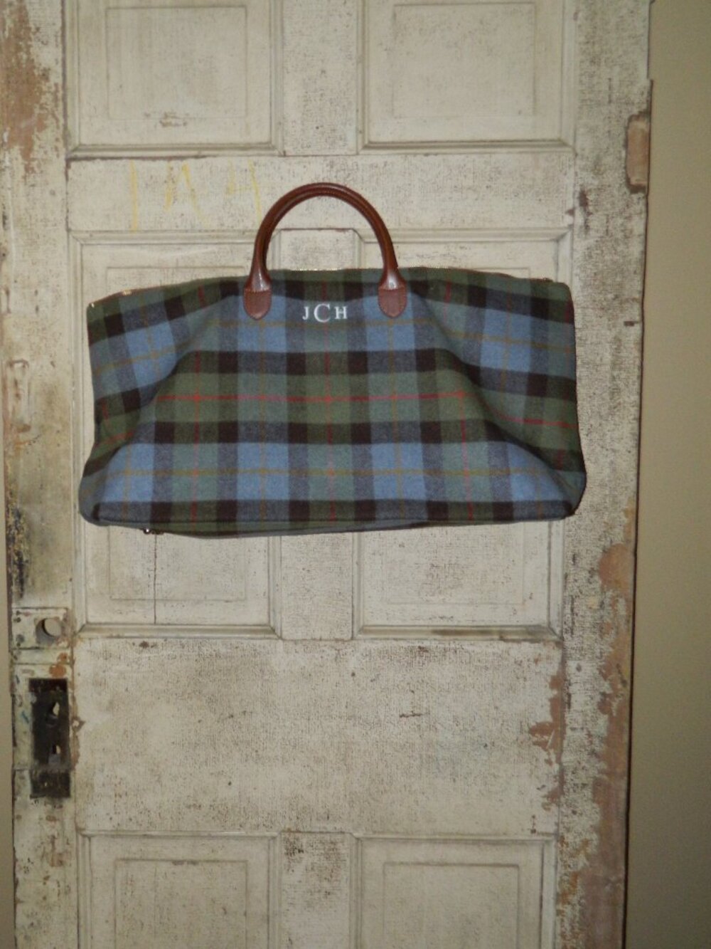 Mark & Graham Sutton Plaid Weekender "JCH" Mono